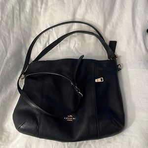 Coach navy blue crossbody